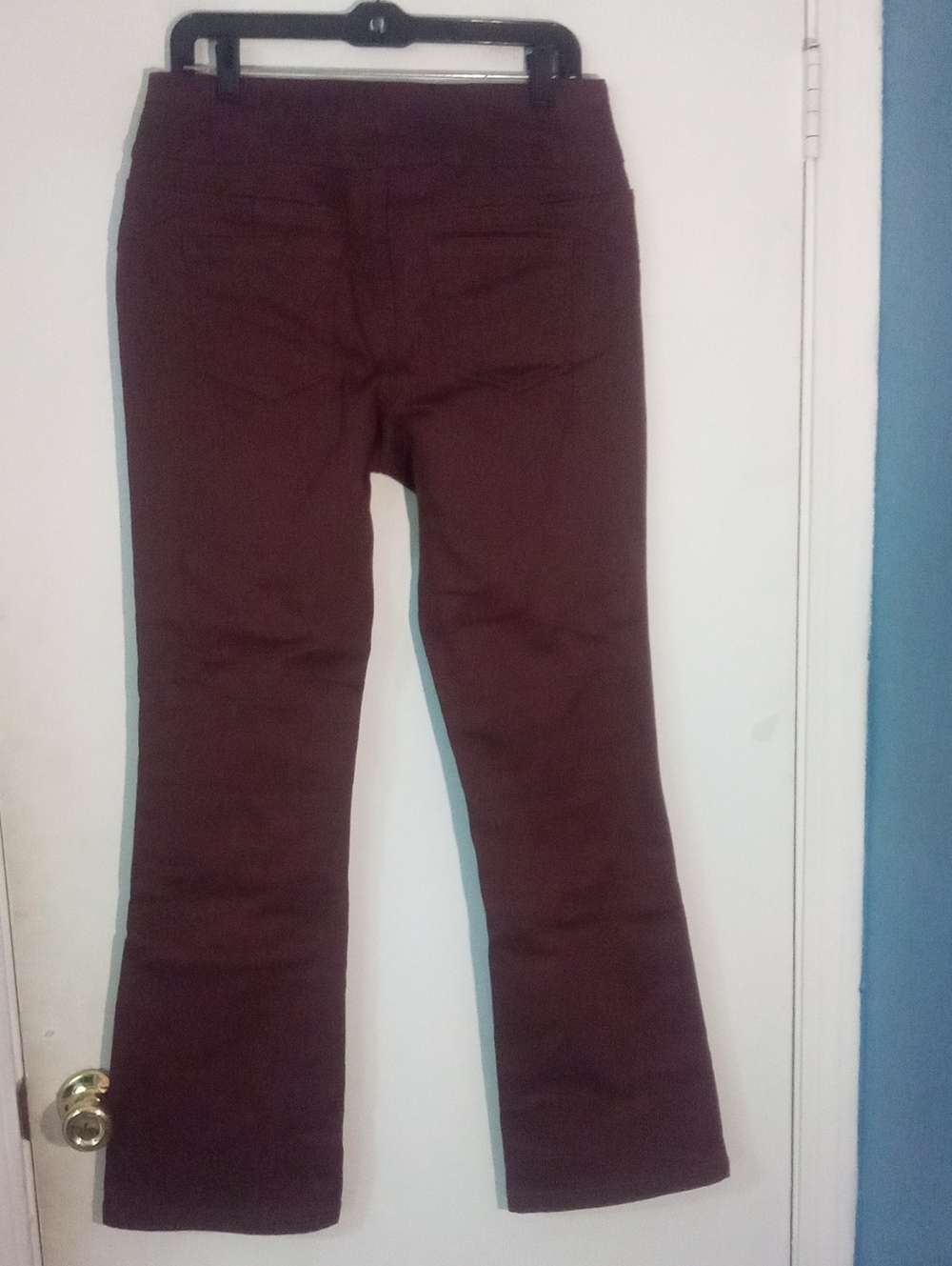 Dg2 By Diane Gilman Maroon Bootcut Jeggings Bootcut - Picture 4 of 4